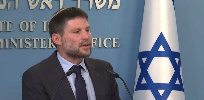 Bezalel Smotrich credit: PMO Sopkesperson
