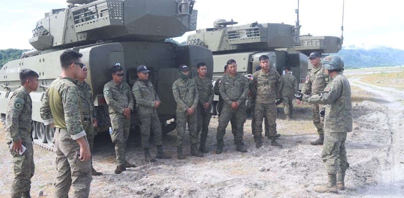Elbit light tanks in Philippines credit: Facebook page