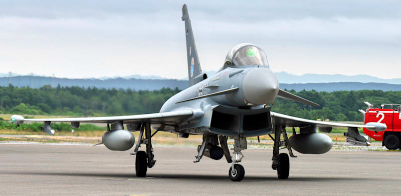 Eurofighter Typhoon fighter jets credit: Reuters IMAGO/Kento Nara