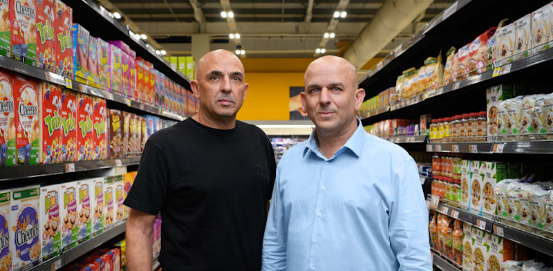 Shufersal owners Yossi and Shlomi Amir  credit: Jonathan Bloom