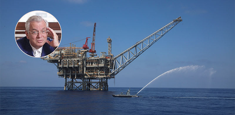 Tamar gas field inset: Aaron Frenkel credit: Marc Israel Sellem, Morag Bitan