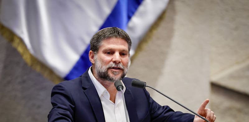 Minister of Finance Bezalel Smotrich  credit: Noam Moskowitz, Knesset Spokesperson's Office