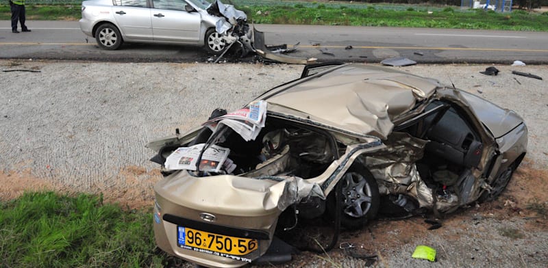 Road accident in Israel  credit: Shutterstock