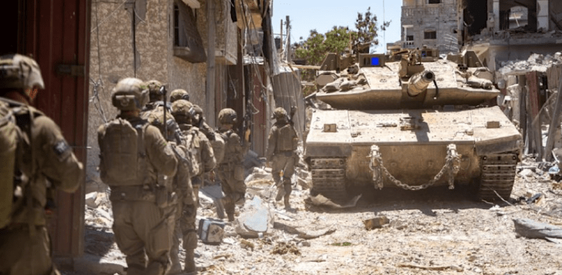 IDF troops in the Gaza Strip  credit: IDF Spokesperson