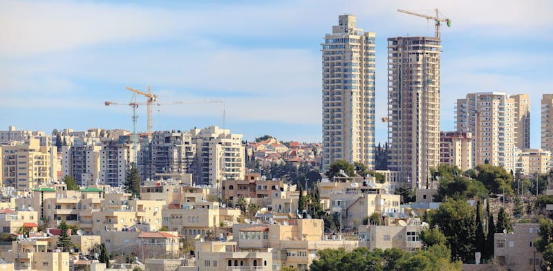 New construction in Jerusalem credit: Shutterstock