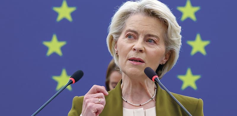 European Commission President Ursula Von der Leyen credit: Yves Herman Reuters