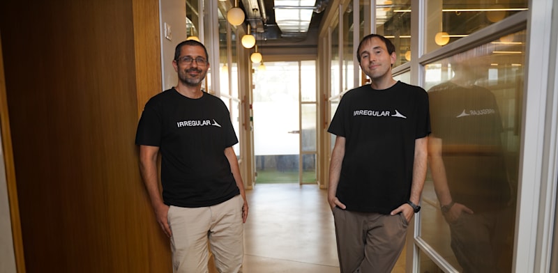 Irregular founders Dan Lahav and Omer Nevo credit: Ben Hakim
