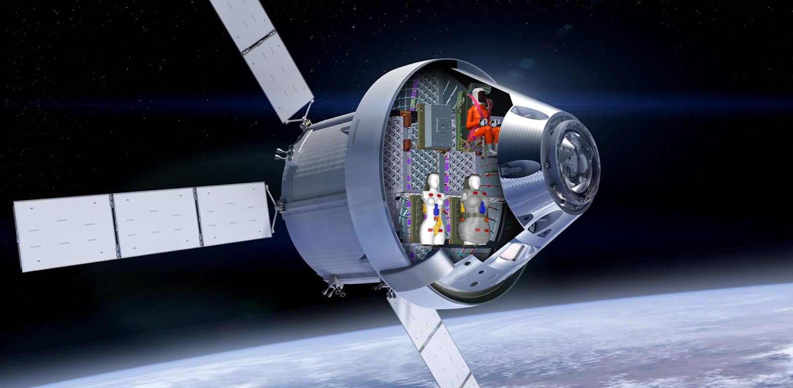 Zohar mannequin with radiation vest  credit: DLR