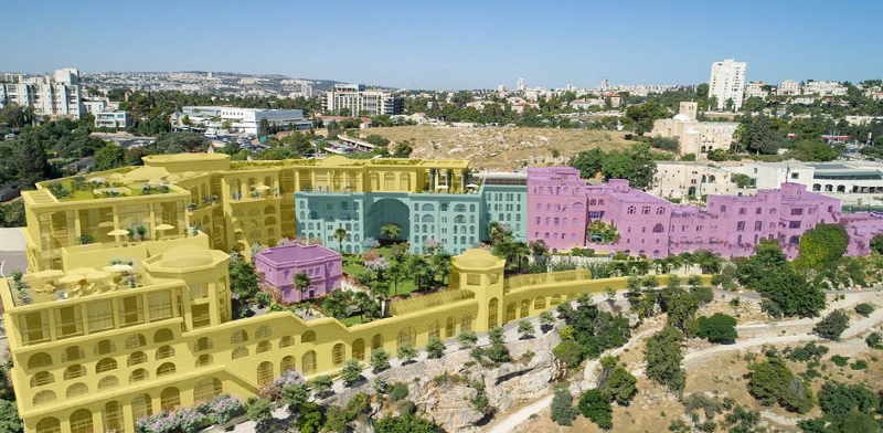 Impression of expansion of Mount Zion Hotel / Imagin: Lea Rubanenko Architects, View Point